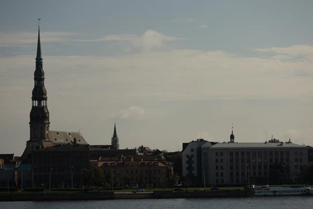 Cityscape with Historic Architecture