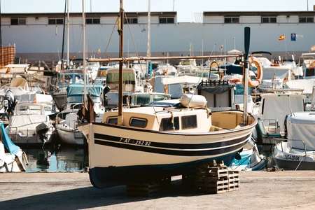 Harbor Boats at Rest
