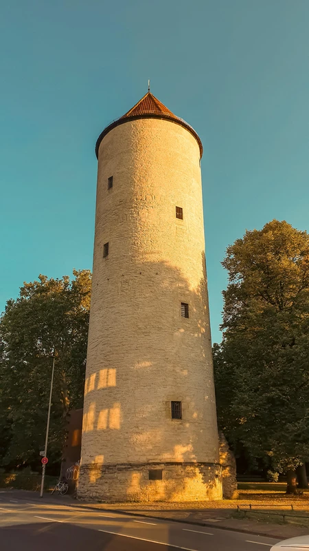 Historic Tower at Sunset