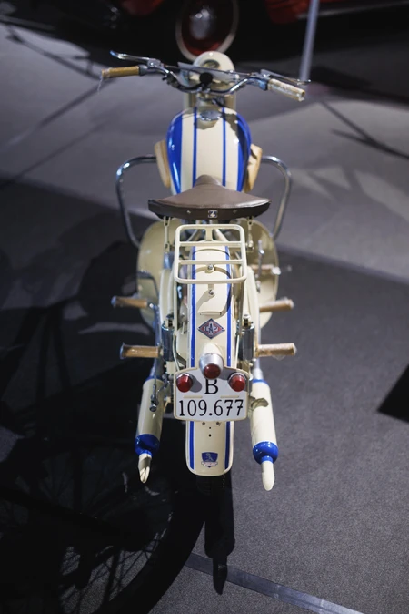 Vintage Motorcycle Display