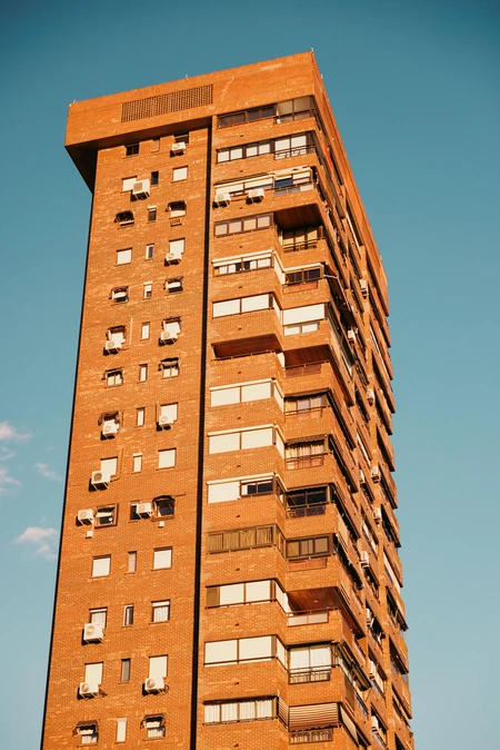 Sunlit Apartment Tower