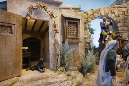 Rustic Village Scene