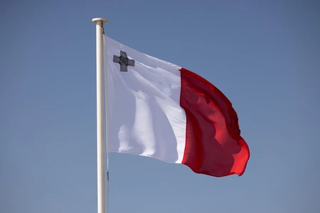 Maltese Flag Waving