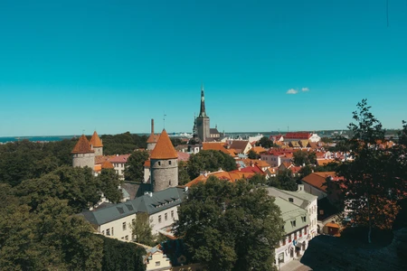 Scenic View of Tallinn