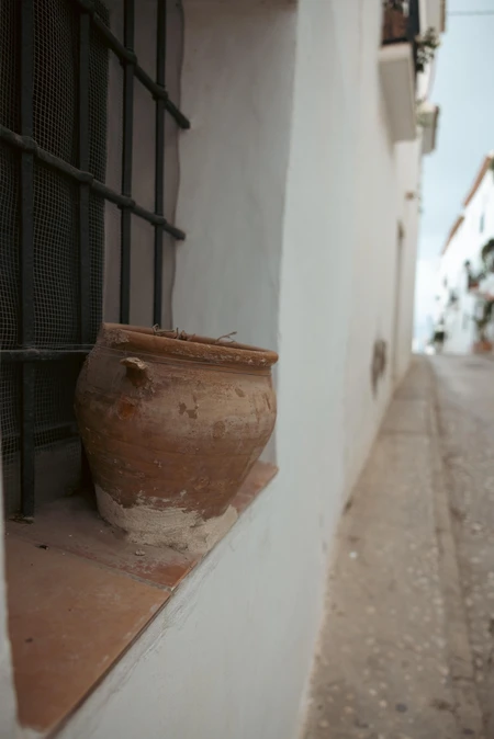 Rustic Pot on Street