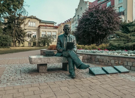 Statue in Urban Park