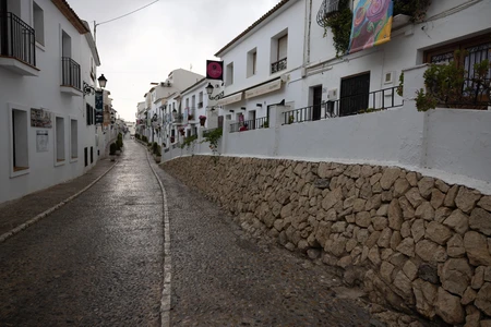 Charming Cobblestone Street