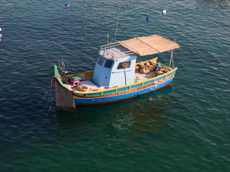 Fishing Boat on the Sea
