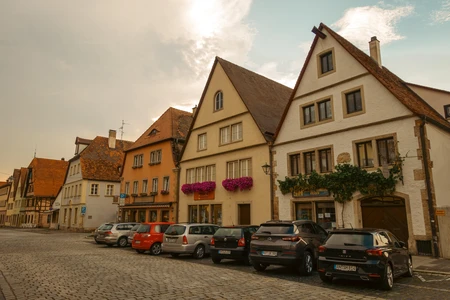 Charming European Street Scene