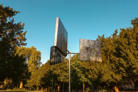 Abstract Art in Park Setting