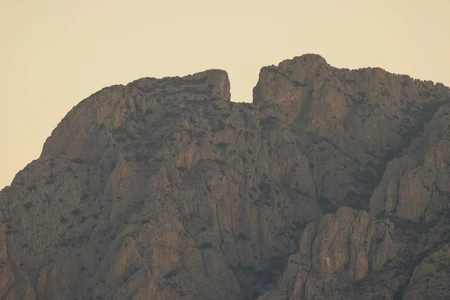 Rocky Mountain Peak at Dusk