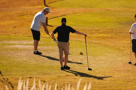 Golfers on the Course