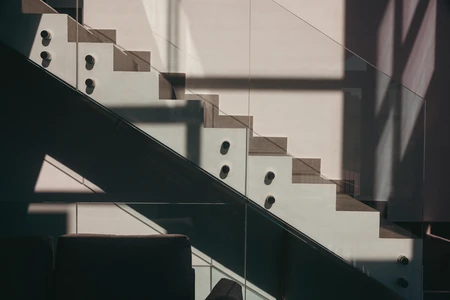 Modern Staircase with Shadows