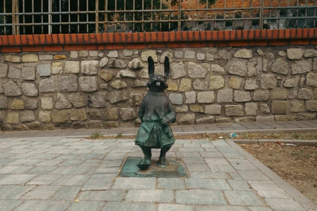 Whimsical Rabbit Statue
