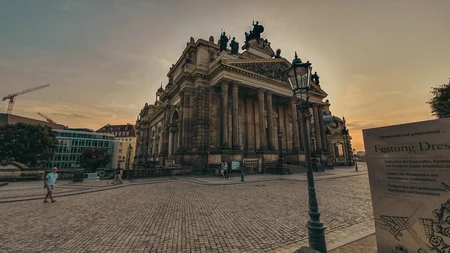 Historic Landmark at Dusk