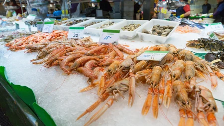 Seafood Market Display
