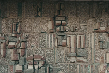 Intricate Stone Wall Pattern