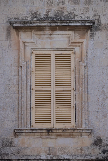 Vintage Shuttered Window