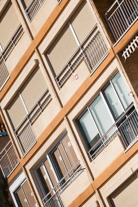 Abstract View of Apartment Facade