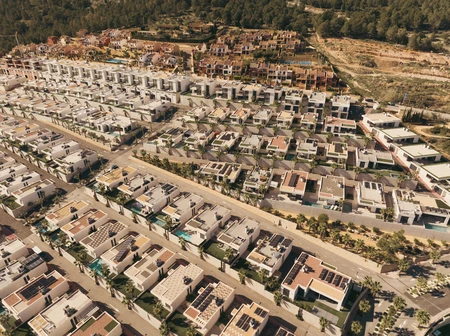 Aerial View of Residential Area