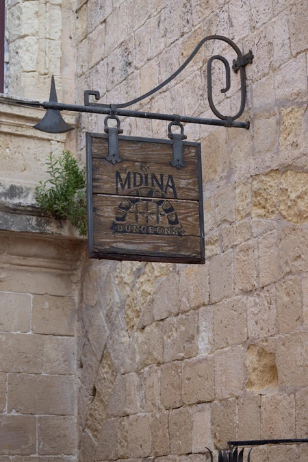 Historic Sign in Mdina
