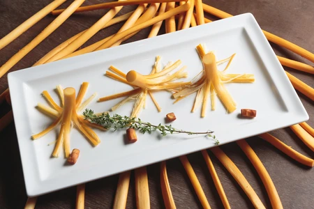 Artistic Cheese Arrangement