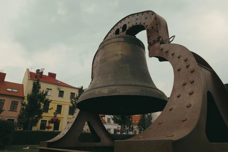 Historic Bell in Urban Setting