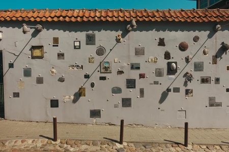 Decorative Wall with Artifacts