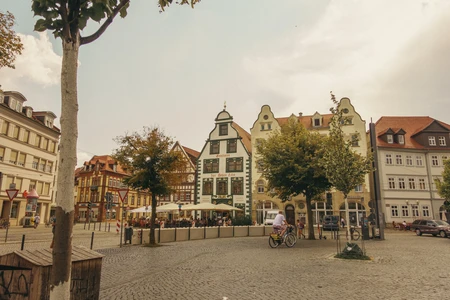 Historic European Town Square