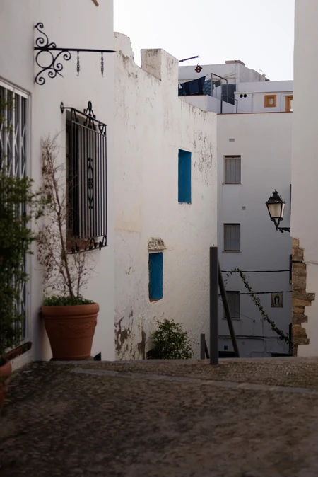 Charming Alleyway with Mediterranean Flair
