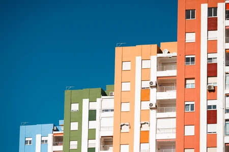 Colorful Apartment Buildings