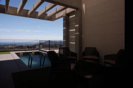 Modern Patio Overlooking the Sea