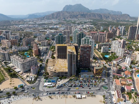 Aerial View of Urban Development