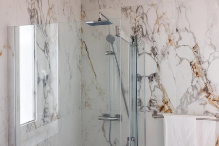 Modern Marble Shower
