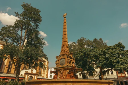 Historic Fountain in City Square
