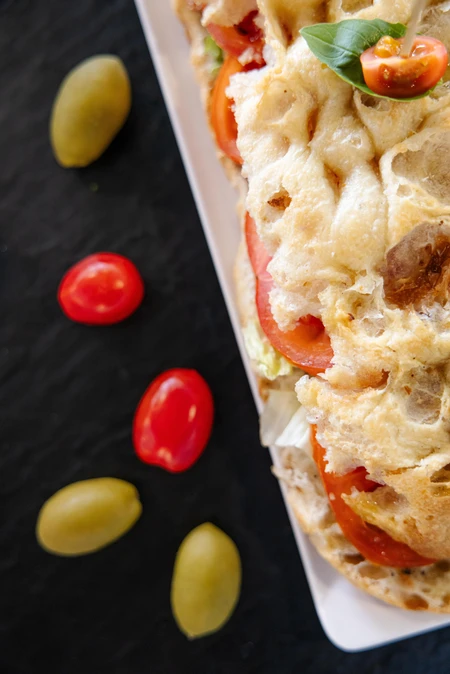 Gourmet Sandwich Close-Up