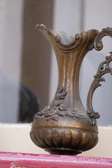 Ornate Metal Vase
