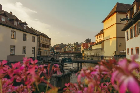 Charming Canal Townscape