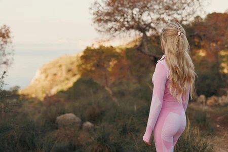 Woman in Outdoor Landscape