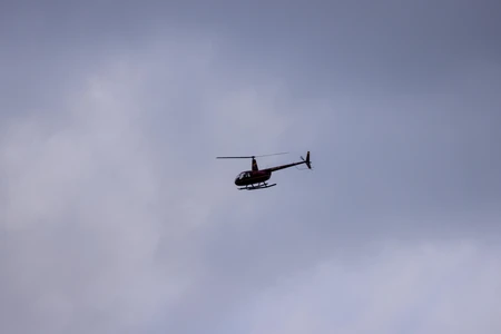 Helicopter in Flight