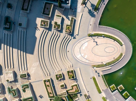 Amphitheater Aerial View