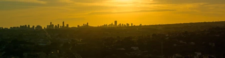 Cityscape at Sunset