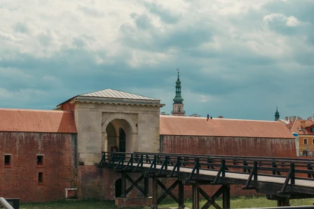 Historic Fortress with Bridge