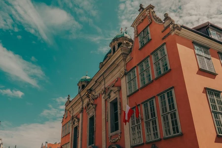 Historic Building Under Blue Sky