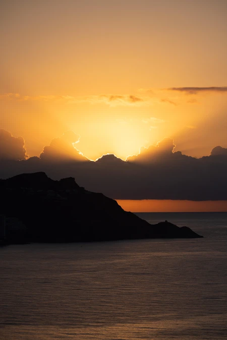 Sunset Over the Coast