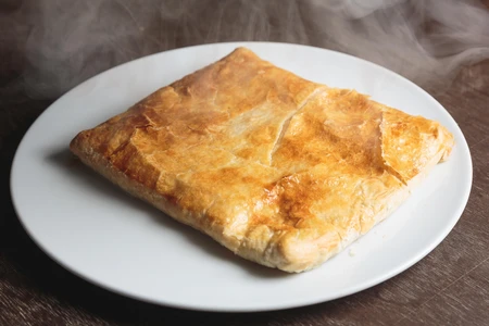 Golden Pastry Plate