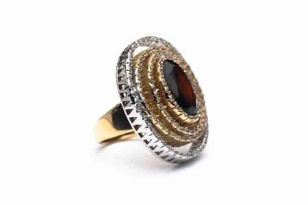 Elegant Gold and Stone Ring