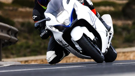 Motorcycle on a Curve