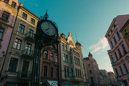 Historic City Street Clock