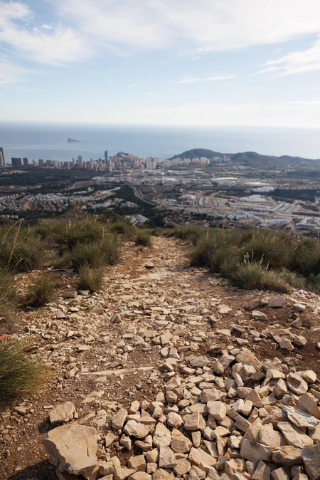 Mountain View Overlooking City
